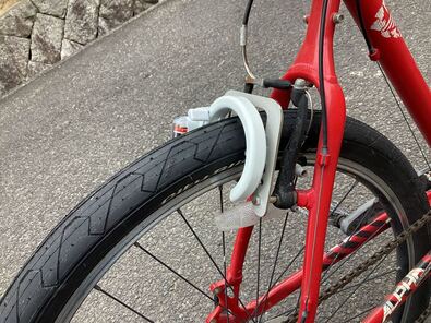 Example of lock installation with stainless plate (3)